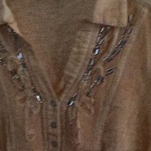 REBA collared top ! PEACH !